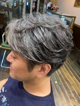 パーマ+シャンプーブロー