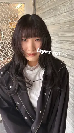 【人気No.1】🩶◼︎ 似合わせカット(無料)+透明感カラー+うる艶TR¥5500