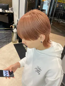 ブリーチオンカラー
