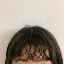 前髪パーマ➕似合わせカット