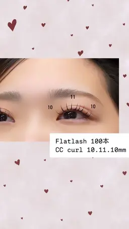 【人気No.1】フラットラッシュ 100本× 束感コーティング仕上げ👀✨¥4950→¥4400