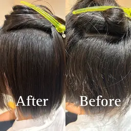髪の広がりが気になる方へ⭐️ナチュラルストレート【縮毛矯正】➕2step髪質改善トリートメント🩰【カットなし】