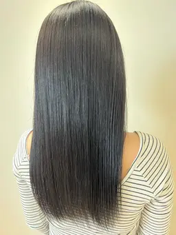 【クセが気になる方へ】 premium 艶髪ストレート（縮毛矯正）+カット