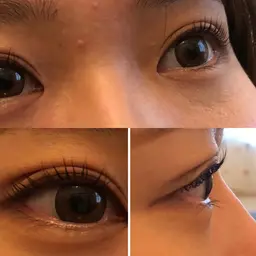 ラッシュリフト長さ出ます、根元立ち上げ、白目が明るく大きく見えます！写真拒否の方用！