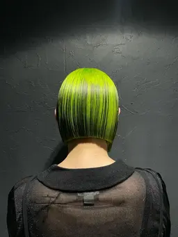 カット＋デザインカラー＋トリートメント(ケアブリーチ+トリートメント)