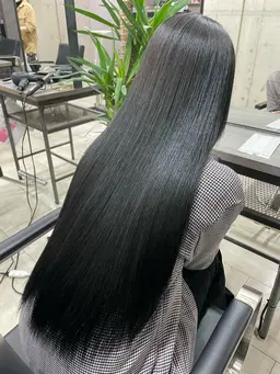 カット髪質改善ストレート