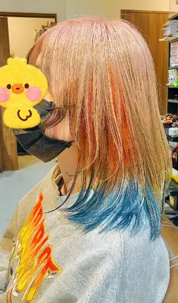 カット+ブリーチ+潤いカラー+トリートメント🌈