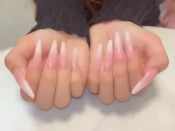 ジェル長さ出し&ベイビーブーマー/フレンチ