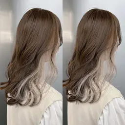 【こっそりブリーチ🙊】イヤリングカラー+韓国ウォータートリートメント