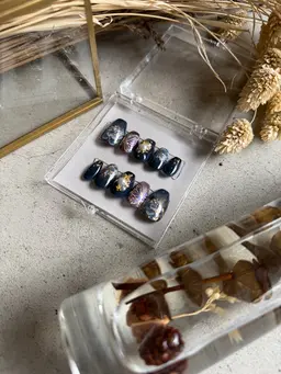 オーダーチップ💛 【甘皮お手入れ付】爪の形に合わせファイリング、デザイン打ち合わせ後、受取1ヶ月〜(2回ご来店要⚠️)