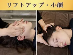 人気NO1【速攻！小顔矯正70分】小顔矯正+頭蓋骨矯正（ドライヘッドスパ）