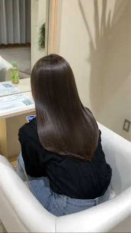 《 髪質改善🪩》 カット + 髪質改善カラー + 髪質改善トリートメント🫧 ⚠︎鎖骨下+¥1,100ロング料金