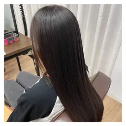 縮毛矯正ストレート (ブリーチ毛は除く)