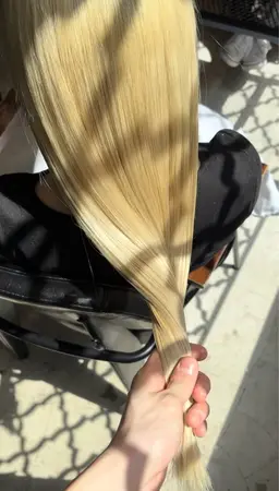 【綺麗なハイトーンを目指して✨】ブリーチリタッチ➕カラー➕3ステップトリートメント