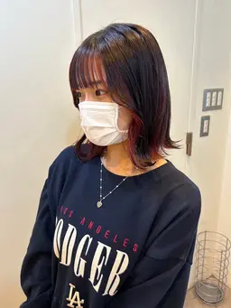 【インナーカラー】カットあり＋ポイントブリーチ＋ロイヤルトリートメント🌟