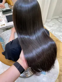 💙【美髪縮毛矯正＋メンテナンスカット（毛先整えカット&枝毛カット）＋高保湿スチームトリートメント】💙#韓国