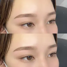 【トレーニングモデル限定🤎】美眉アイブロウWAX/眉メイク/毛量調整有（間引き)