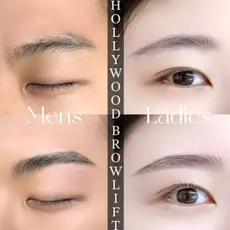 今月限定❣️HBL "ハリウッドブロウリフト"+眉毛WAX【オーガニックwax使用/間引き・メイク込】メンズ可🙆‍♂️