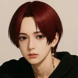 《🟥ボルドーレッド系やりたい方♦️》暖色メンズカラー➕ブリーチ➕トリートメント