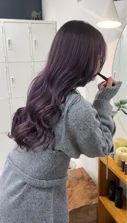 ブリーチなしワンカラー