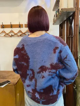 【乾かしただけでライン感がほしい方に💆🏻♀️】ボブカット+髪質改善酸性ストレート+トリートメント🪡 ¥16500