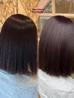 潤つやカラー🎀 ꒷꒦♡(全体を明るくしたい、暗くしたい、色味をチェンジしたいお客様に!)