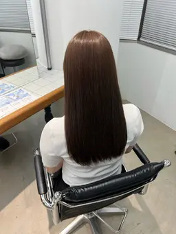 【髪質改善】中性ストレート➕Aujua treatment 💭´-