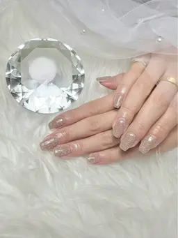 ジュニアネイリストによるフラッシュワンカラー