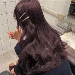 【🤍minimo限定🤍】ワンカラー➕ハホニコトリートメント➕コテ巻き仕上げ🐰🤍