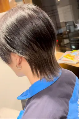 メンズカット+インナーカラー