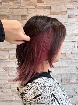 🌙インナーカラー(イヤリングカラー)🌙&Aujuaトリートメント
