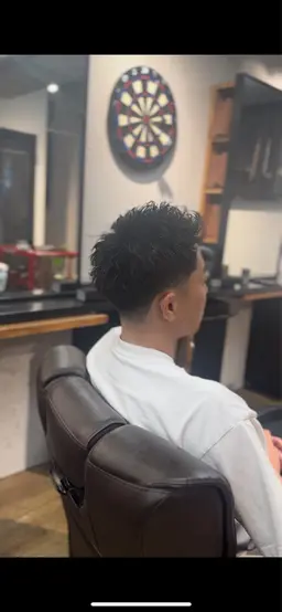 カット➕ピンパーマ スパイキーショート