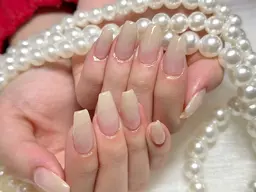 ワンカラ一orラメーグラデーション