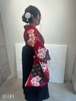 🌸卒業式袴着付け＋ヘアセット💐
