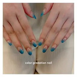 【カラーグラデーションネイル(オフなし)💅】モデル様募集✩.*˚