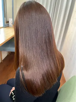 人気No3🌈カット+酸性ストレート+髪質改善トリートメント