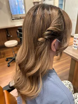 コテ巻きorヘアセット