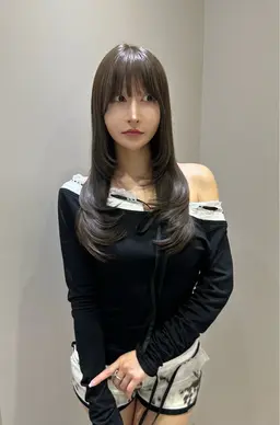 カット➕ケアカラー➕髪質改善トリートメント