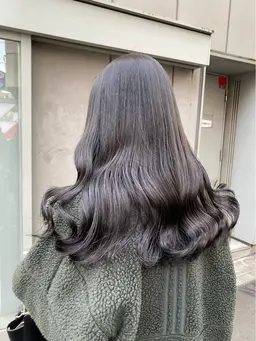 👀【ダメージ・パサつき気になる方】👀透明感カラー☃️➕炭酸スパ🫧‪➕TOKIOトリートメント🍒