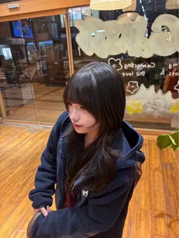 ミディアム、ボブ、レイヤーのみ