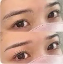 【wax脱毛】眉カット込※間引きは行っておりません。