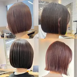 <🌺本日限定11/25 18:00~🌺>ツヤ縮毛矯正＋うる艶トリートメント✨長さが肩よりも短い方限定 縮毛矯正全頭