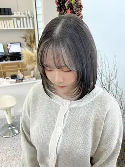 インナーカラー+似合わせカット