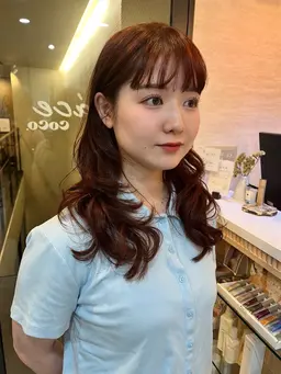 【暖色カラー🍒】似合わせ暖色カラー+カット