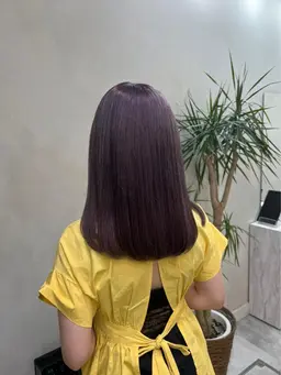 【🍒カットカラー🍒】透明感溢れるカラー＆2stepトリートメント付き🤍