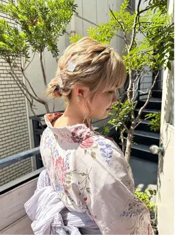 🌻浴衣着付＋ヘアセット🌻