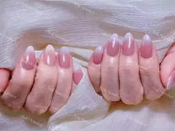 【11月オフ全て無料中】🌸ソフトジェルオフ無料❤✨長さ出しカラーグラデーション❤ベース付き