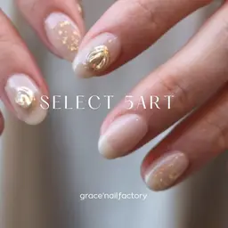 【本日限定❣️】ハンド✨選べるプレートコース/5本アート🍀（他店オフ+1000・自爪育成ウォーターケア付‎）