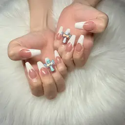 <ジュニアネイリストモデル募集＞フレンチ（オフ有･ケア込み)