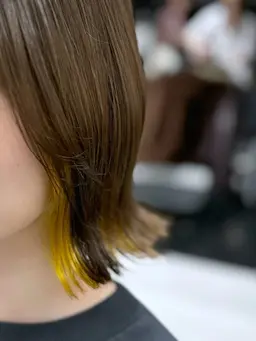 【❤️‍🔥ミニモ限定価格❤️‍🔥】《カット+インナーブリーチカラー+フルカラー》💎ノンダメージサロン認定💮